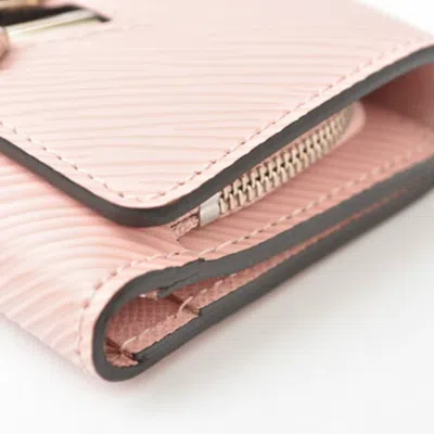 Pre-owned Louis Vuitton Epi Rose Ballerine Epi Leather Wallet (tri-fold) ()