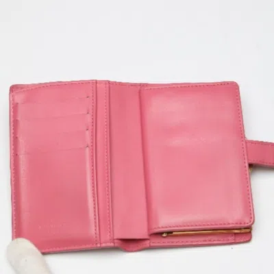 Pre-owned Louis Vuitton Framboise Vernis Wallet (bi-fold) ()