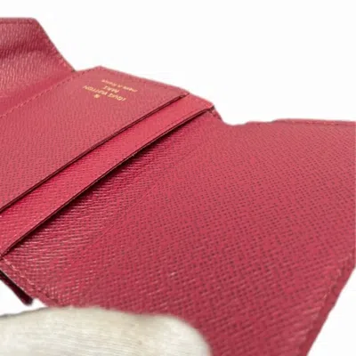 Pre-owned Louis Vuitton Fuchsia Wallet (tri-fold) ()
