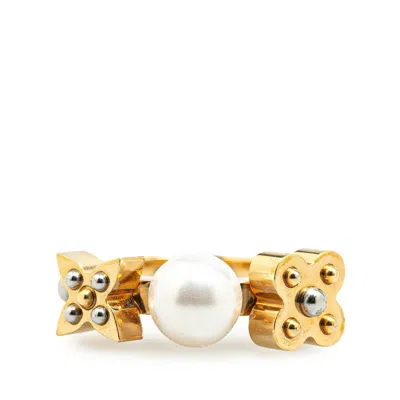 Pre-owned Louis Vuitton Gold Band Ring ()