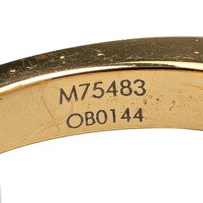 Pre-owned Louis Vuitton Gold Band Ring ()