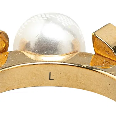 Pre-owned Louis Vuitton Gold Band Ring ()