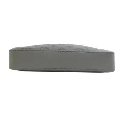 Pre-owned Louis Vuitton Gray Monogram Shadow Shoulder Bag ()
