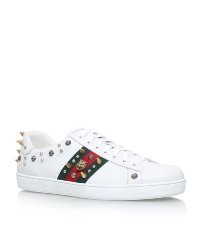 Shop Gucci New Ace Punk Sneakers
