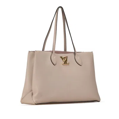 Pre-owned Louis Vuitton Grayish Leather Shoulder Bag Tote Bag ()