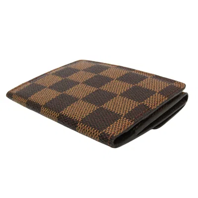Pre-owned Louis Vuitton Ludlow Brown Canvas Wallet  ()