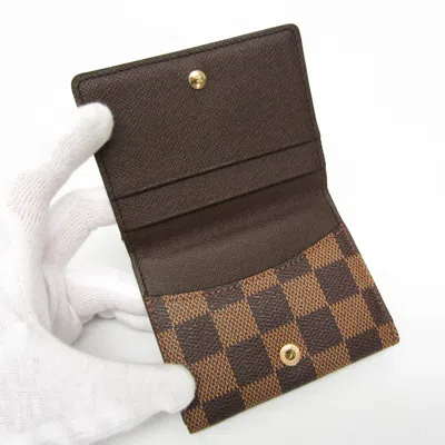 Pre-owned Louis Vuitton Ludlow Brown Canvas Wallet  ()