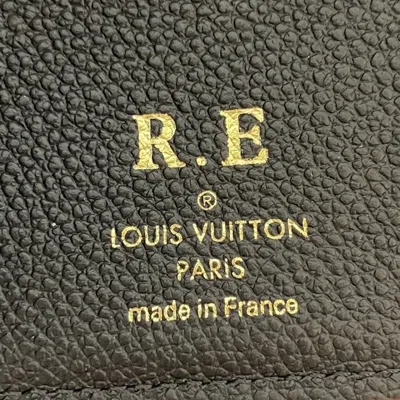 Pre-owned Louis Vuitton Marine Rouge Monogram Empreinte Leather Middle Wallet (tri-fold) ()