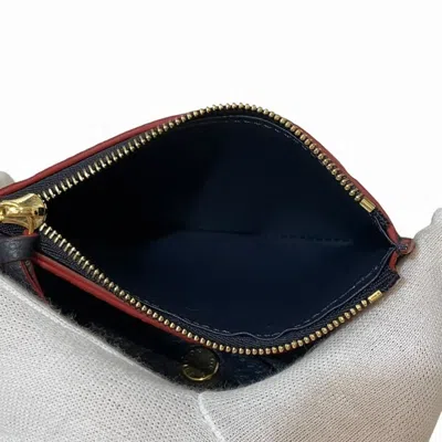 Pre-owned Louis Vuitton Marine Rouge Monogram Empreinte Leather Middle Wallet (tri-fold) ()