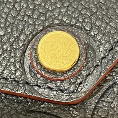 Pre-owned Louis Vuitton Marine Rouge Monogram Empreinte Leather Middle Wallet (tri-fold) ()