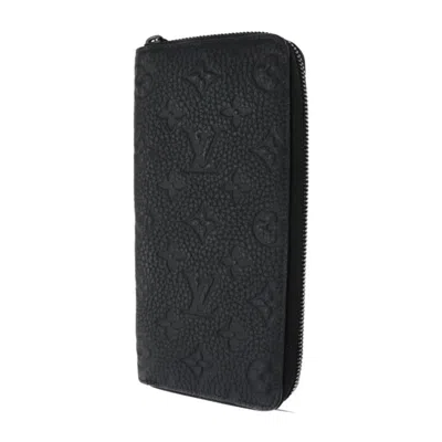 Pre-owned Louis Vuitton Monogram Black Monogram Monogram Long Wallet (bi-fold) () In Black, Monogram