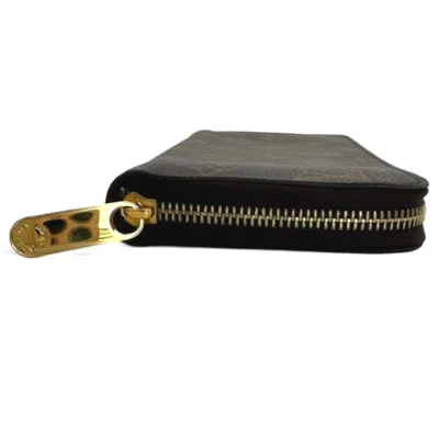 Pre-owned Louis Vuitton Monogram Brown Fuchsia Monogram Long Wallet (bi-fold) () In Brown, Fuchsia