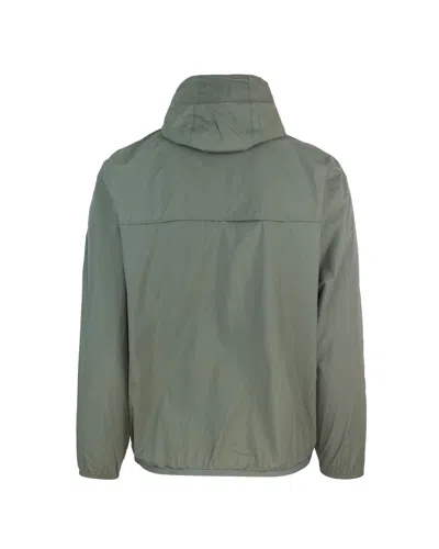 K-way Jack Stretch Dot Man Jacket Military Green Size Xxl Polyester, Polyurethane In Wmr