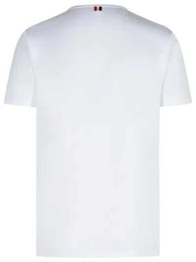 Thom Browne Rwb Pocket T-shirt In White