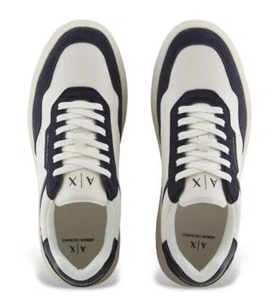 Armani Exchange Sneakers In White