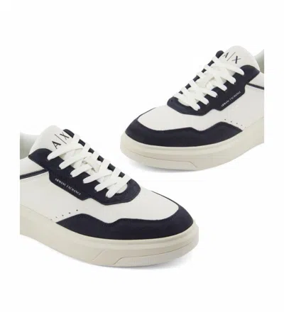 Armani Exchange Sneakers In White