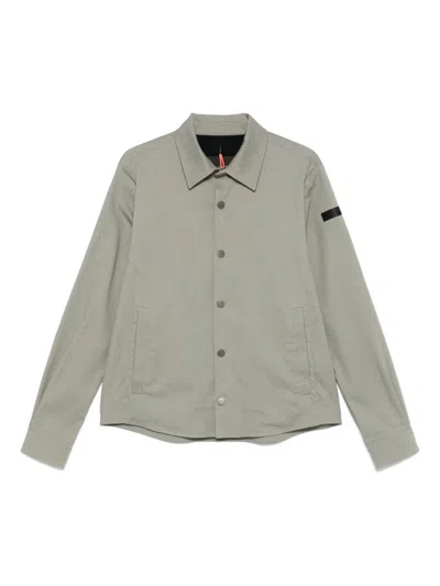 Rrd Green Lightweight Jacket With Button-up Front In Green
