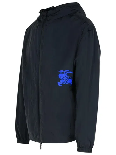 Burberry Lightweight Nylon Jacket By Ekd In Black