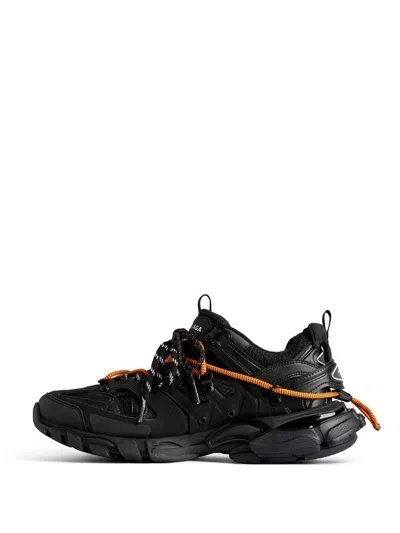 Balenciaga Track Trail Laces Sneakers Shoes In Black