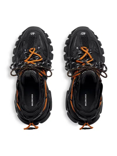 Balenciaga Track Trail Laces Sneakers Shoes In Black