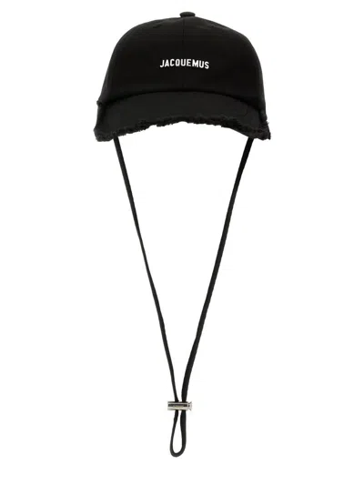 Jacquemus Le Casquette Artichaut Baseball Hat In Black