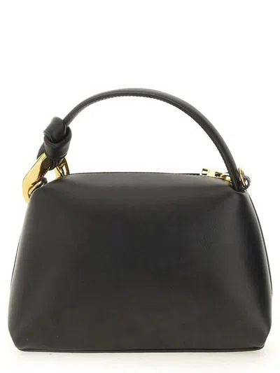 Jw Anderson Corner Bag Small Shoulder Bag In Black