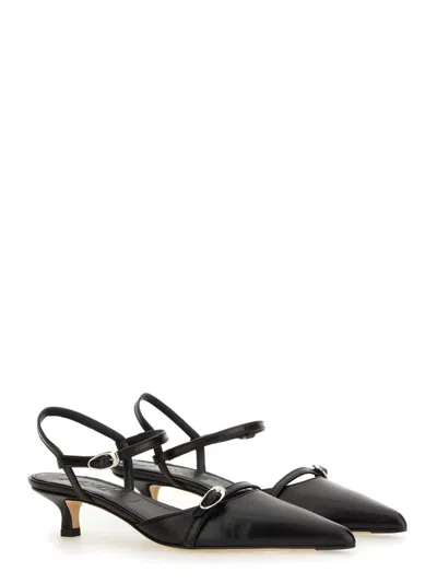 Aeyde Woman Pumps Black Size 7 Leather