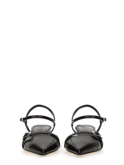 Aeyde Woman Pumps Black Size 7 Leather