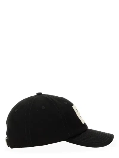 Bally Logo-print Cotton Baseball Cap In Black