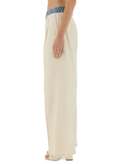 Moschino Jeans Pants "urban" In Beige