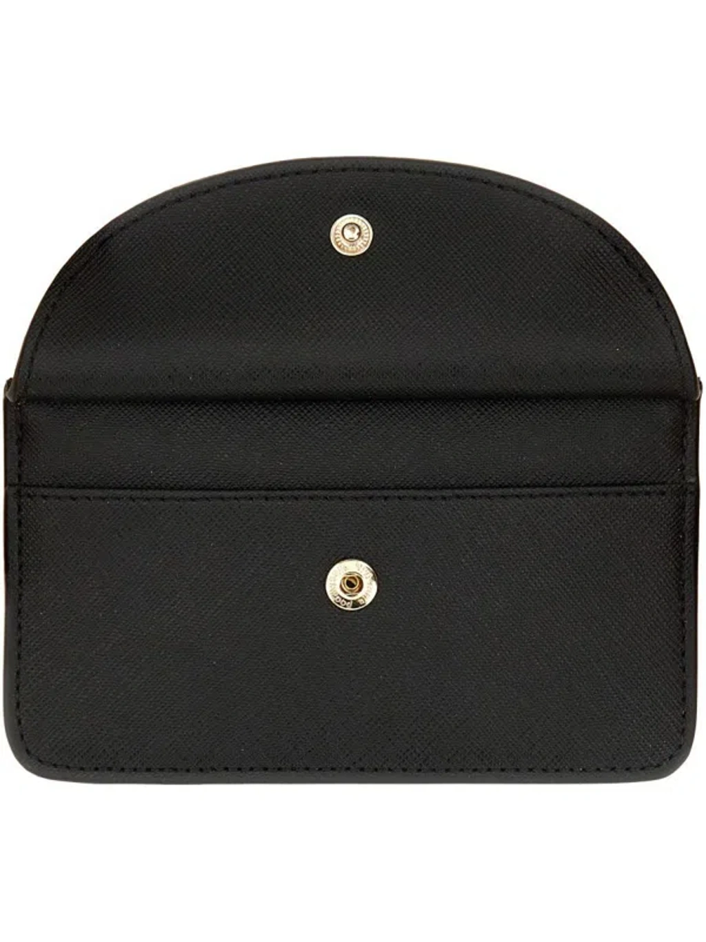 VIVIENNE WESTWOOD フラットカトホルタ 54030004WS0021 N402 Vivienne Westwood Orb Plaque Zipped Card Holder In Black