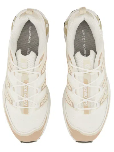 Salomon Fabric Xt-6 Sneakers Mesh Panels In White