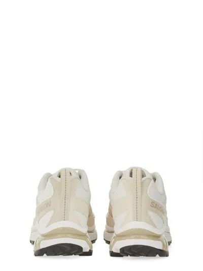 Salomon Fabric Xt-6 Sneakers Mesh Panels In White