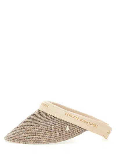 Shop Helen Kaminski Visiera "bianca" In Grey