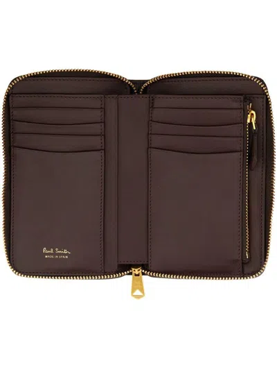 Paul Smith Dusky Swirl-print Wallet In Multicolour
