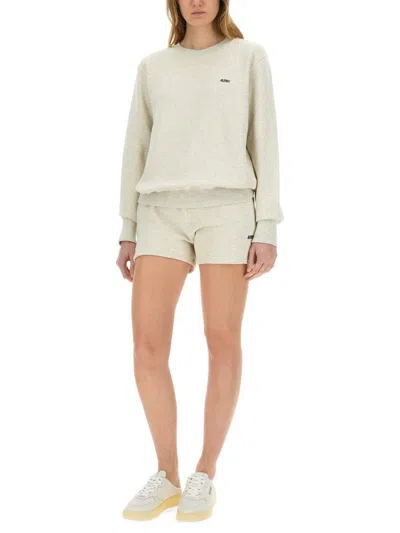 Autry Sweatshirt With Embroidered Logo Unisex In Grey
