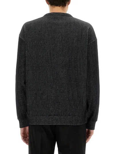 Hugo Boss Dinkam Mens Crew Neck Sweatshirt In Black