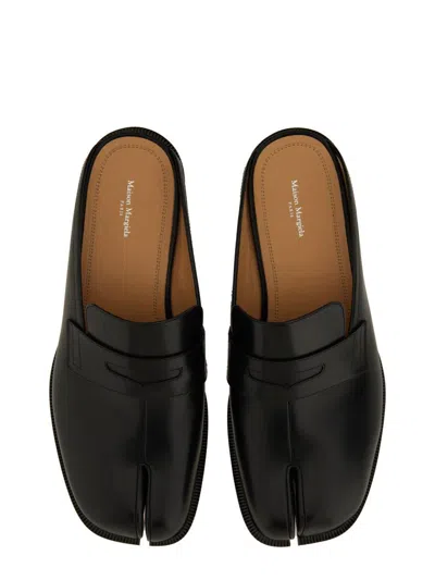 Maison Margiela Black Tabi City Loafer Mules In Black