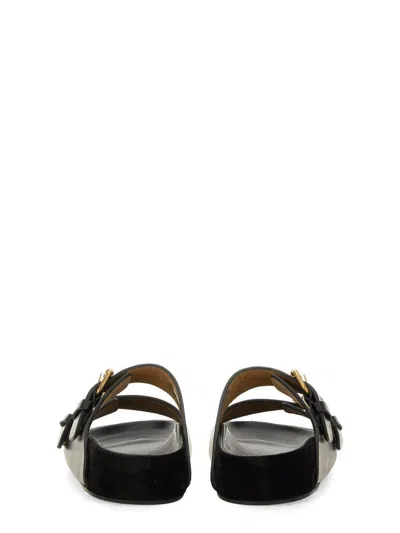 Shop Isabel Marant Sandal "lennyo" In Black