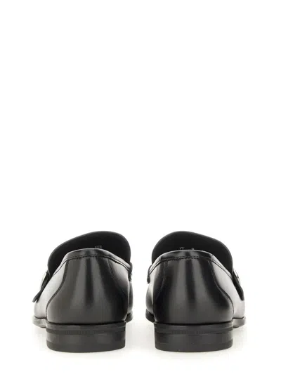 Ferragamo Moccasin With Gancini Ornament In Brown