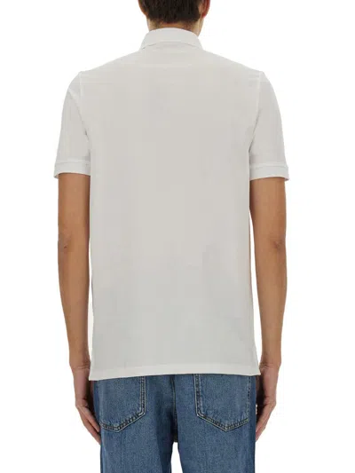 Shop Hugo Boss Polo "dereso" In White
