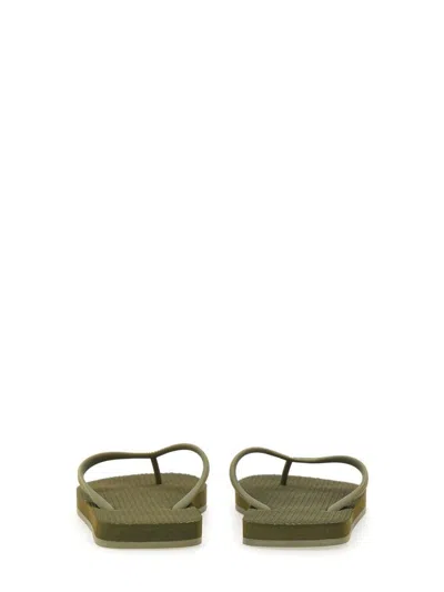 Dsquared2 Dsquared Men Rubber Thong Sandal In Green