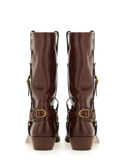 Isabel Marant Brown Heiko Mid-calf Boots In Brown