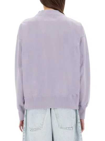 Isabel Marant Étoile Marant Etoile Women Millyny Cotton Sweatshirt In Purple
