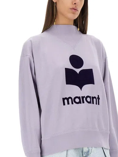 Isabel Marant Étoile Marant Etoile Women Millyny Cotton Sweatshirt In Purple