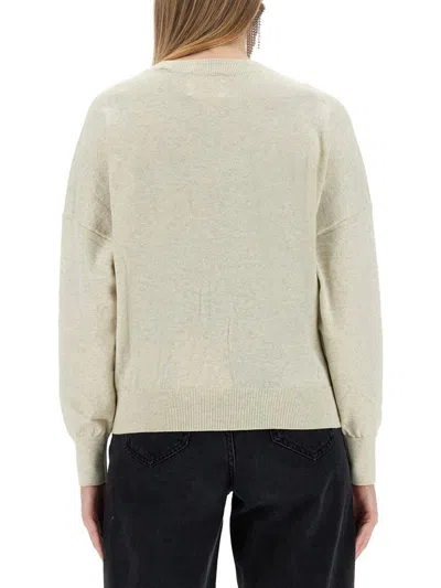 Isabel Marant Étoile Isabel Marant Etoile Marisans Sweater With Logo Intarsia In Grey