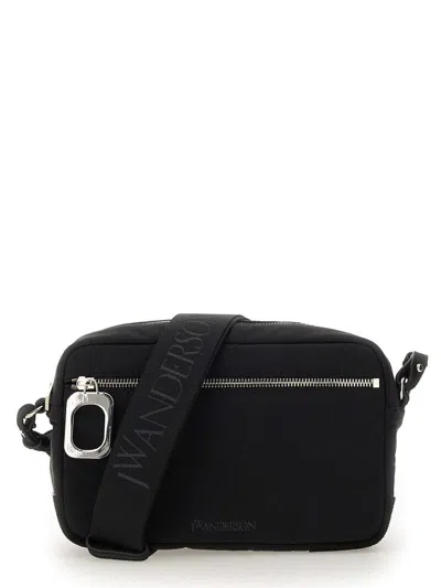 Jw Anderson Camera Bag With Shoulder Strap Unisex In Black