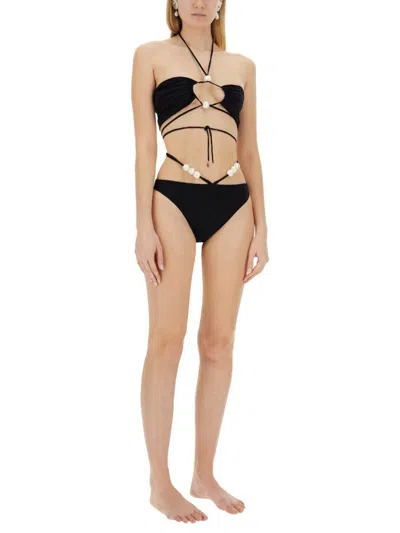 Magda Butrym Pearl Bikini Bottom In Black