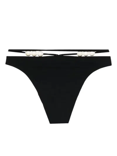Magda Butrym Pearl Bikini Bottom In Black