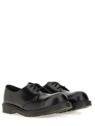 Dr. Martens' 1461 Analine Leather Steel Toe Shoes Brogues In Black